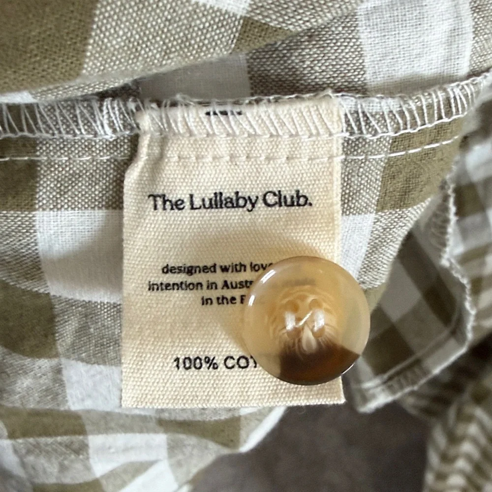 Lullaby Club Avalon Smock Gingham Mini Dress XS - Picture 7 of 7